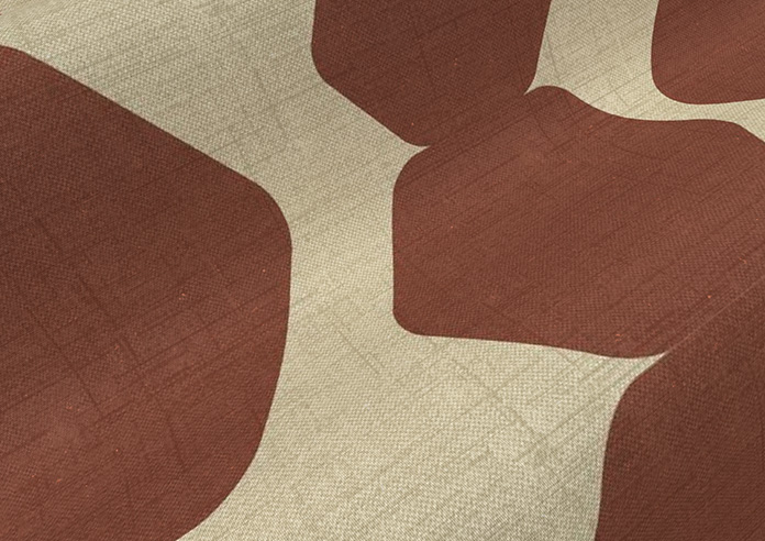 Construct, Burnt Orange - Twist&Fit Roman Blind - Image 4